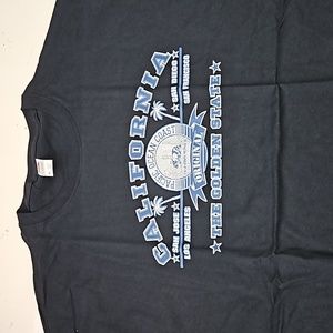 XL California T Shirt Black Design